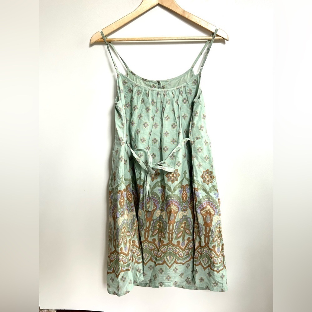 April cornier strappy tunic dress mint green pattern - Picture 8 of 11